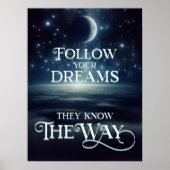 地球後を追の月と星の夢 ポスター (正面)