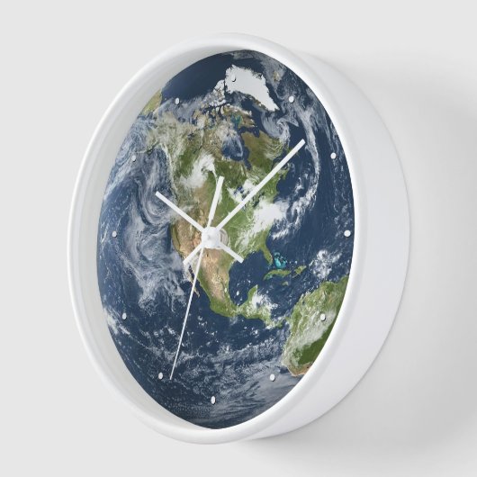 地球惑星世界 壁時計 (傾斜)