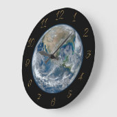 地球惑星 ラージ壁時計 (傾斜)