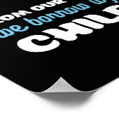 地球感動的の日の引用文地球を救う ポスター (角)