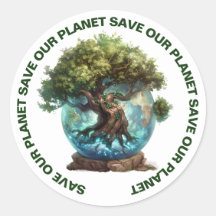 地球救のステッカー