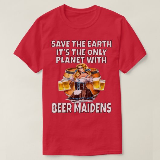 地球救の中で唯一の存在である Tシャツ (デザイン正面)