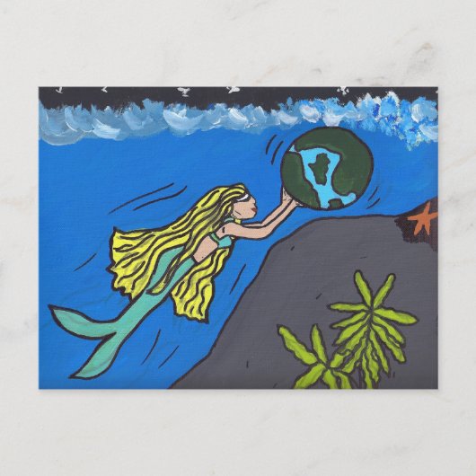 地球救の惑星 ポストカード (正面)