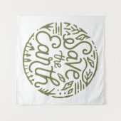 地球救の緑の美学 タペストリー (正面(横))