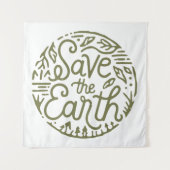 地球救の緑の美学 タペストリー (正面)