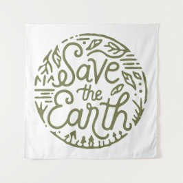 地球救の緑の美学 タペストリー