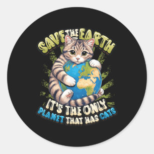 地球救は猫を持つ唯一の惑星である ラウンドシール