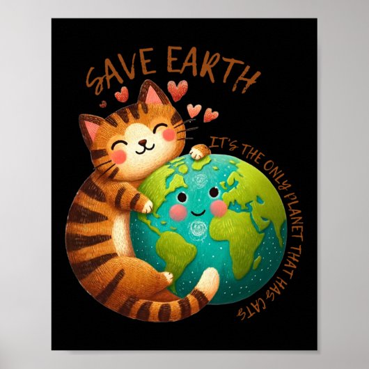 地球救は猫を飼っている唯一の惑星だ ポスター (正面)