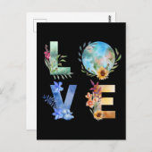 地球救を愛す ポストカード (正面/裏面)