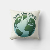 地球救デザインクッション枕 クッション (正面)
