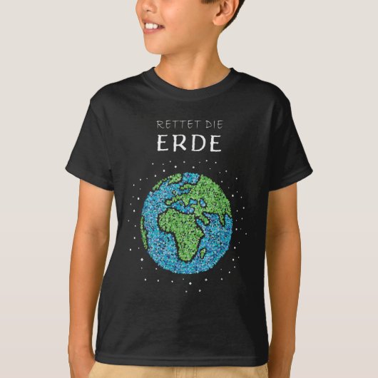 地球救地球環境保護協定 Tシャツ (正面)