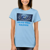 地球救女子の空 Tシャツ (正面)
