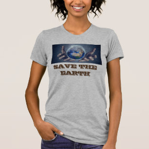 地球救女子Tシャツ Tシャツ