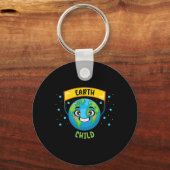 地球救子惑星先生科学気候Ch キーホルダー (正面)