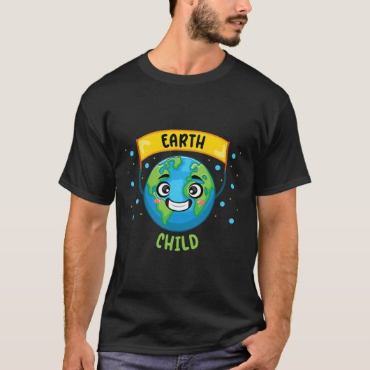 地球救子惑星先生科学気候Ch Tシャツ (正面)