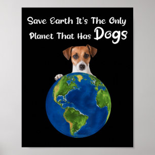 地球救犬の耳を持つ唯一の惑星だ ポスター