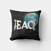 地球教えとの「平和」文字 クッション (正面)