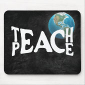 地球教えとの「平和」文字 マウスパッド (正面)