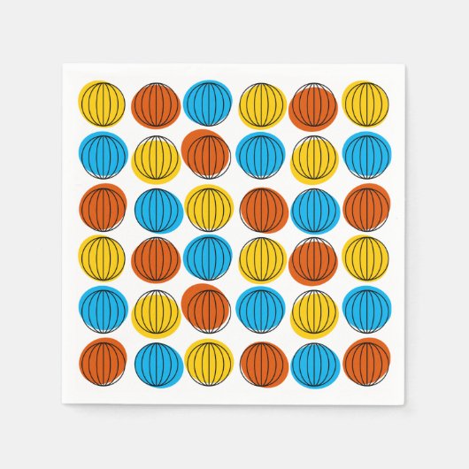 地球数々の紙ナプキン スタンダードカクテルナプキン (正面)