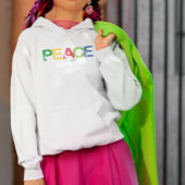地球数々の色の平和 パーカ