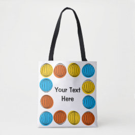 地球文字全球背面 トートバッグ