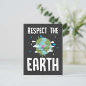 地球日保護認識度 ポストカード (スタンド正面)