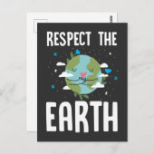 地球日保護認識度 ポストカード (正面/裏面)