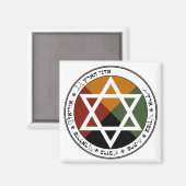 地球星形五角形 マグネット (正面/裏面)