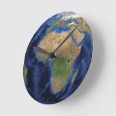 地球時計の地球周期 ラウンド壁時計 (傾斜)