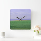 地球時計の終わり スクエア壁時計 (ホーム)