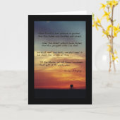 "地球最後の写真" カード (黄色い花)