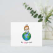 地球最高ののナース-ナース日 – ナース週間 ポストカード (スタンド正面)