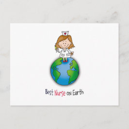 地球最高ののナース-ナース日 – ナース週間 ポストカード