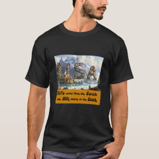 地球来からの生命 Tシャツ
