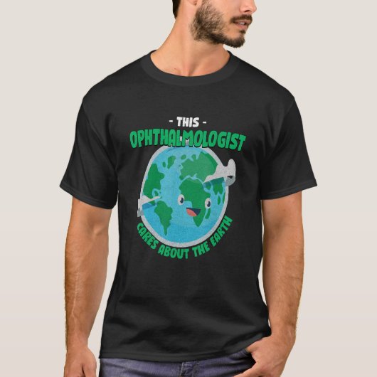 地球気にの自然 Tシャツ (正面)