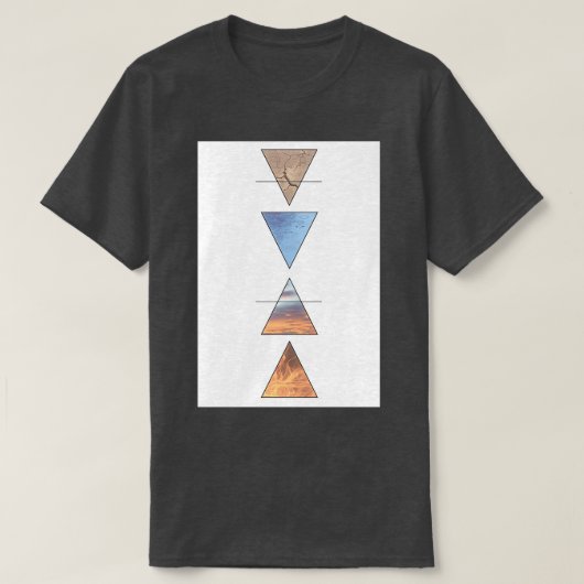 地球水気炎 Tシャツ (デザイン正面)