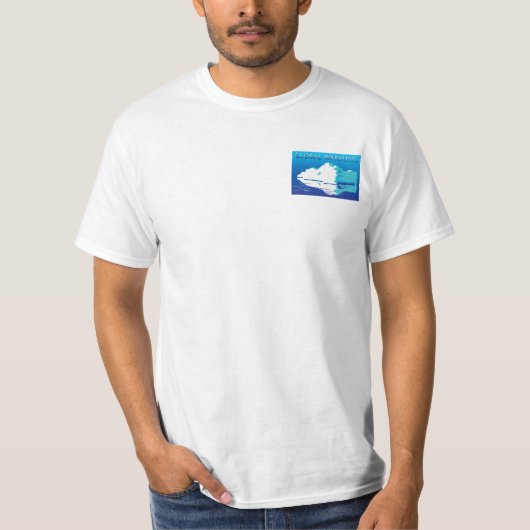 地球温暖化のワイシャツ Tシャツ (正面)
