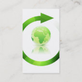 地球温暖化の名刺 名刺 (裏面)