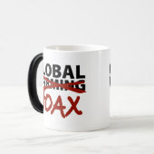 地球温暖化の悪ふざけ モーフィングマグカップ (正面左)