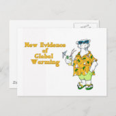 地球温暖化の新たな証拠 ポストカード (正面/裏面)