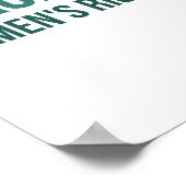 地球温暖化の気候変動は科学実在 ポスター (角)