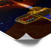 地球温暖化の脅威 ポスター (角)