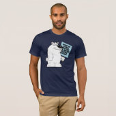 地球温暖化はありません Tシャツ (正面フル)