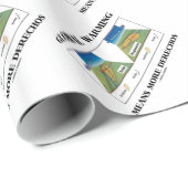 地球温暖化はより多くのDerechosを意味します ラッピングペーパー (ロールコーナー)