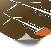 地球温暖化はチョコレートにとって脅威である – ポスター (角)