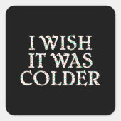 地球温暖化は社会主義詐欺である スクエアシール (正面)