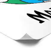 地球温暖化は私を悲しませる ポスター (角)