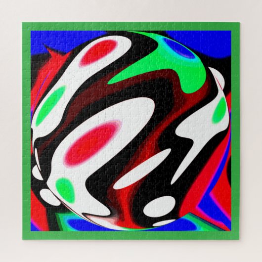 地球温暖化アート ジグソーパズル (縦)