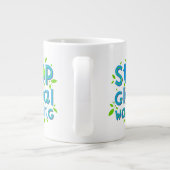 地球温暖化ストップ ジャンボコーヒーマグカップ (裏面)