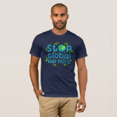 地球温暖化ストップ Tシャツ (正面フル)